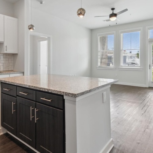 Spacious kitchens with thoughtful details a kitchen with white cabinets