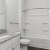 a bathroom with a marble countertop